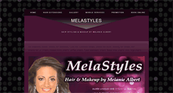 Desktop Screenshot of melastyles.com