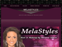 Tablet Screenshot of melastyles.com
